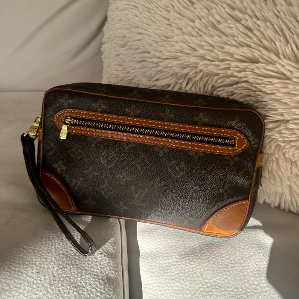 Louis Vuitton Monogram Marly Dragonne Clutch GM Marley - Picture 2 of 13